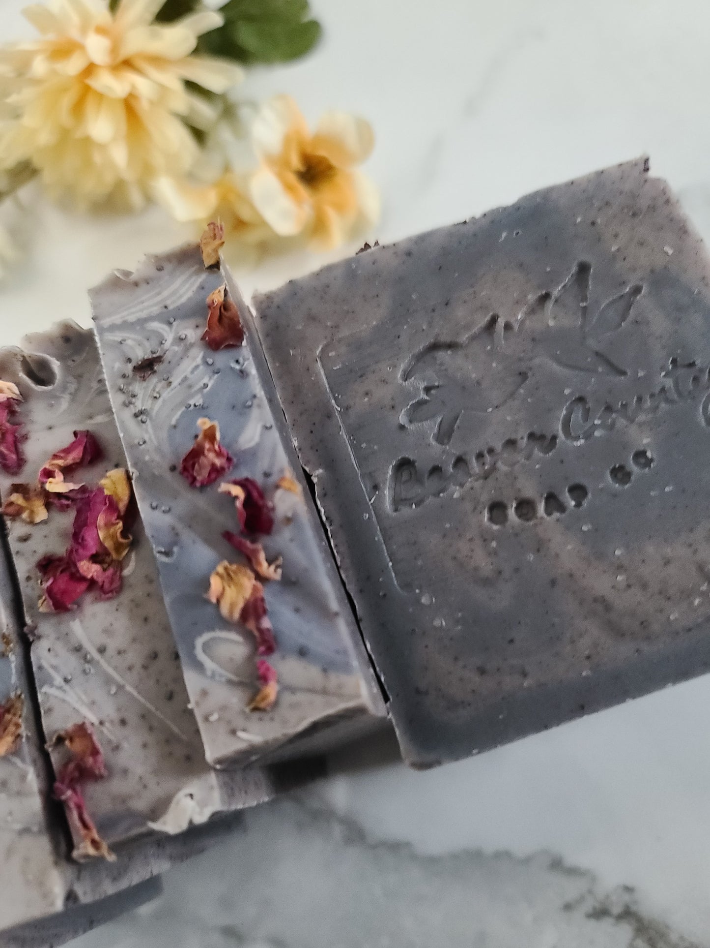 Patchouli, Lavender, & Ylang Ylang Raw Goat's Milk Soap
