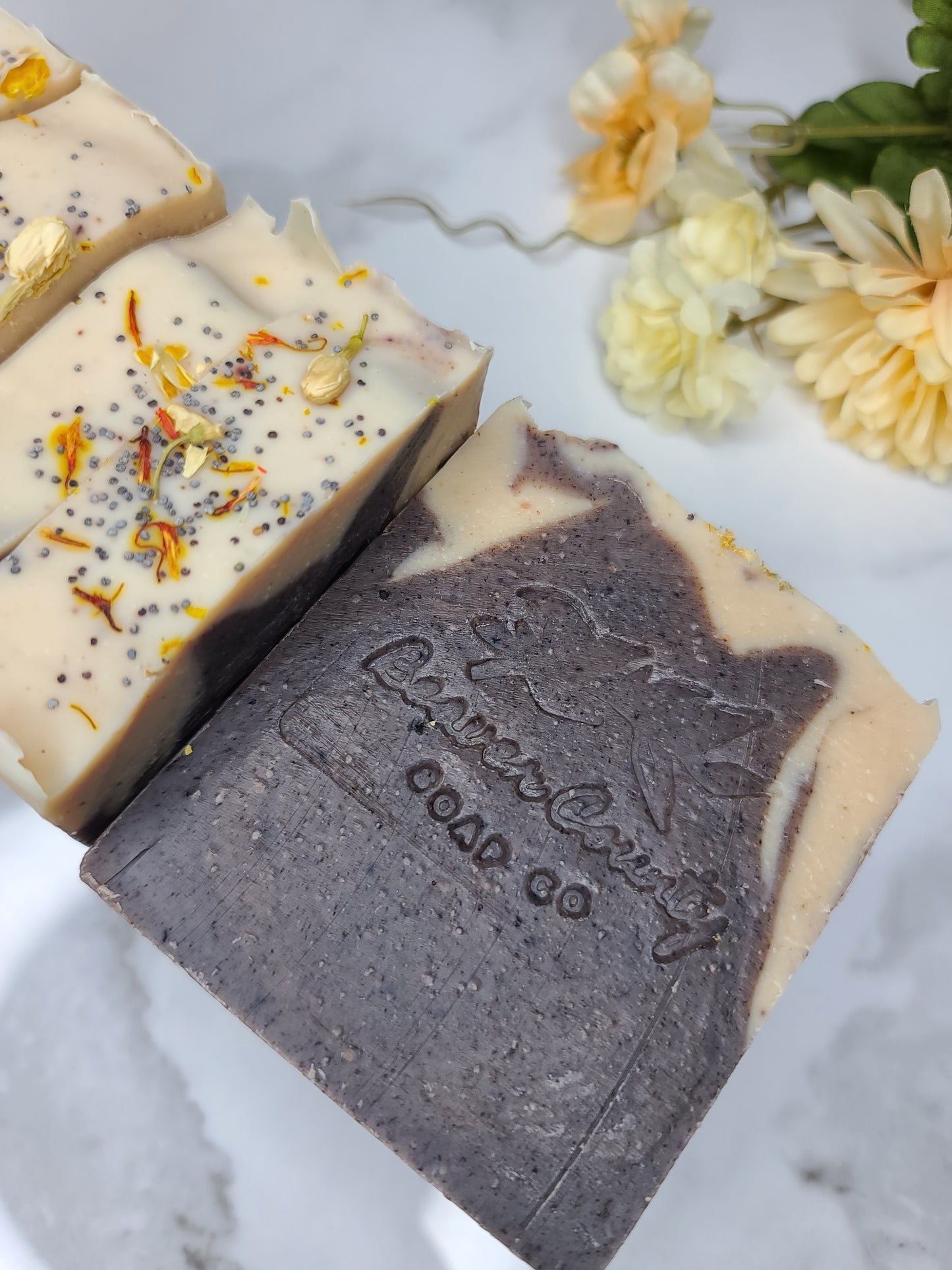 Lavender & Lemon Raw Goat's Milk Soap - Fruit Mash!