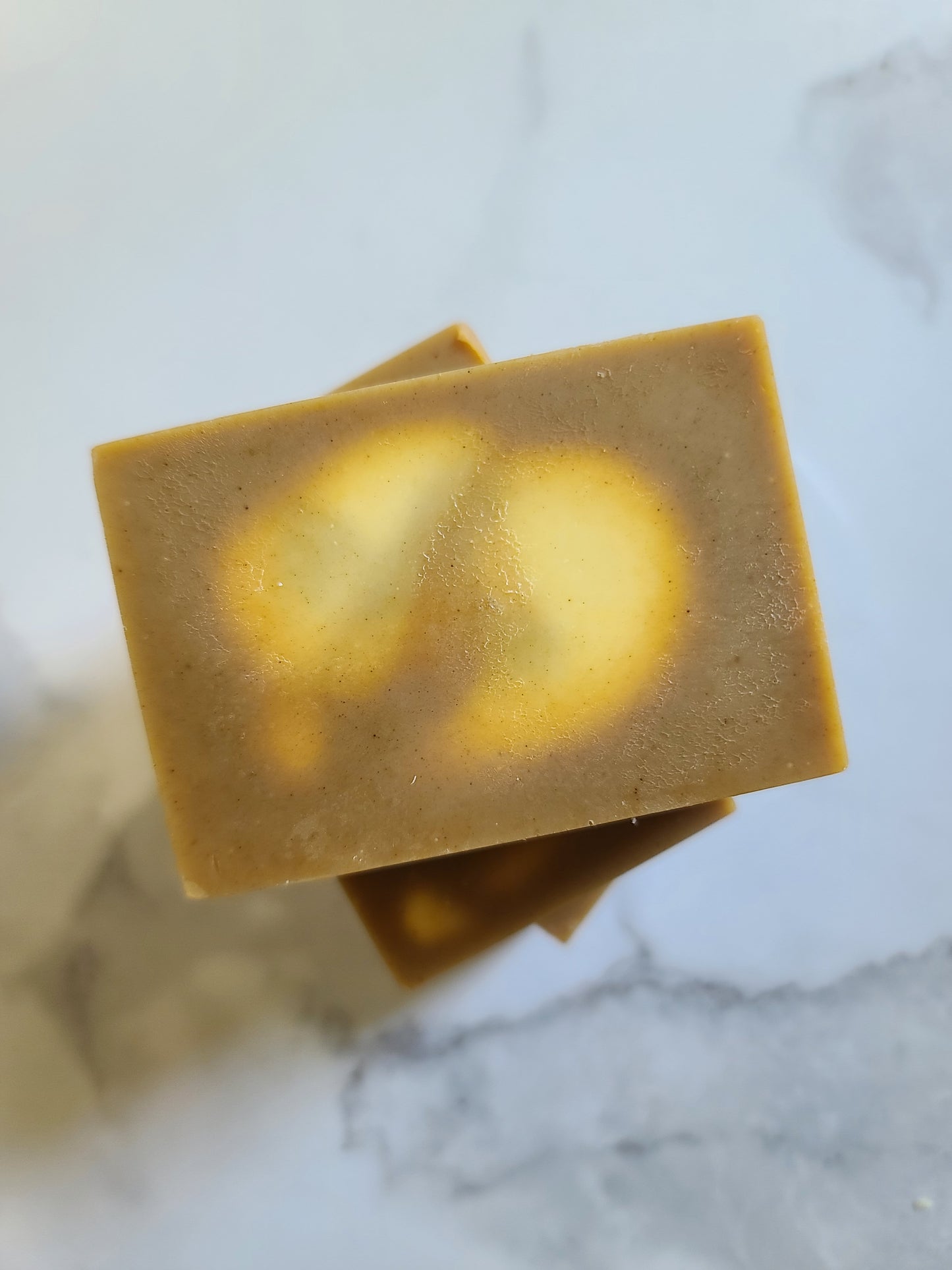 Vanilla & Peppermint Pumpkin Purée Raw Goat's Milk Soap