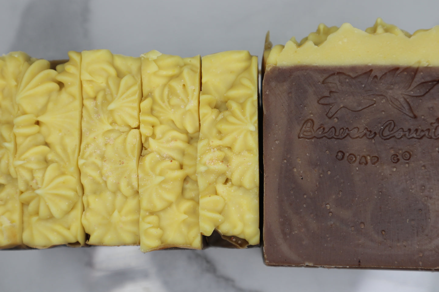 Vanilla & Peppermint Pumpkin Purée Raw Goat's Milk Soap