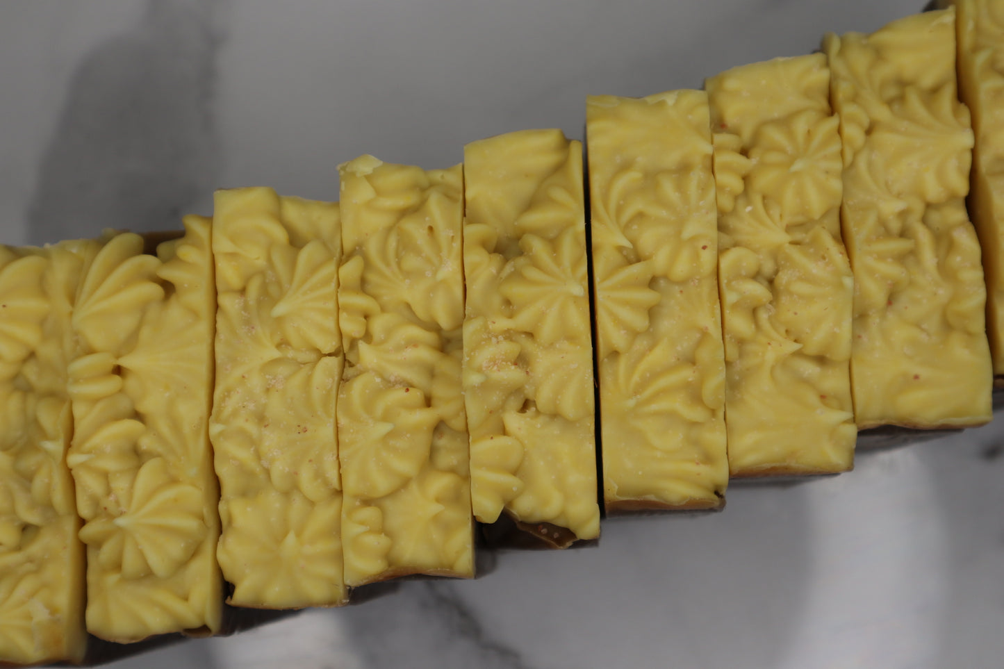 Vanilla & Peppermint Pumpkin Purée Raw Goat's Milk Soap