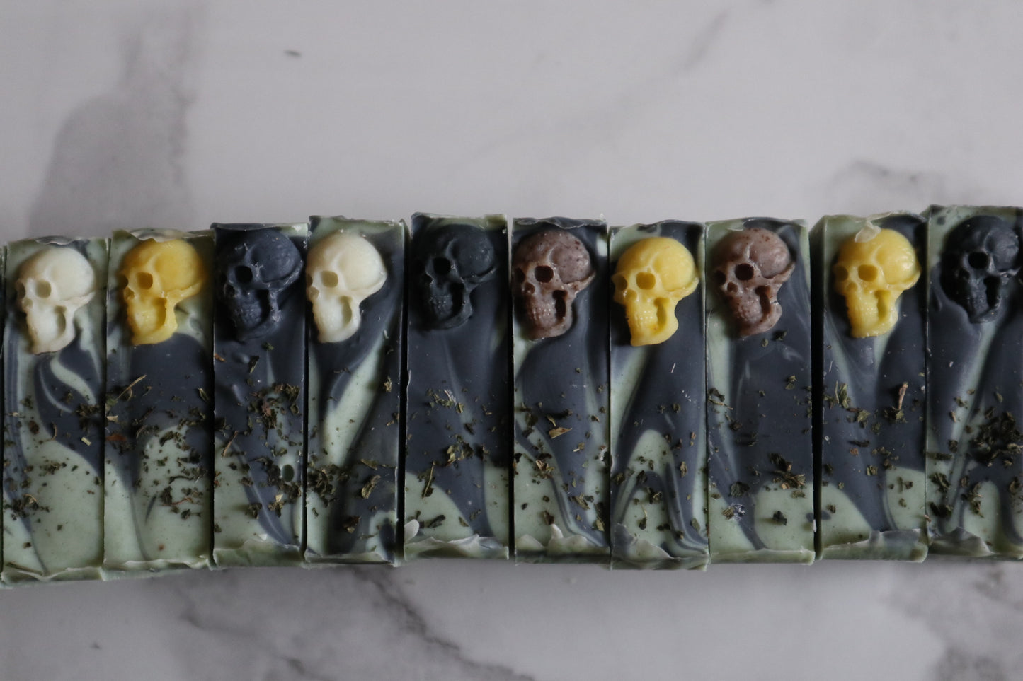 Graveyard - Peppermint & Eucalyptus Raw Goat's Milk Soap.