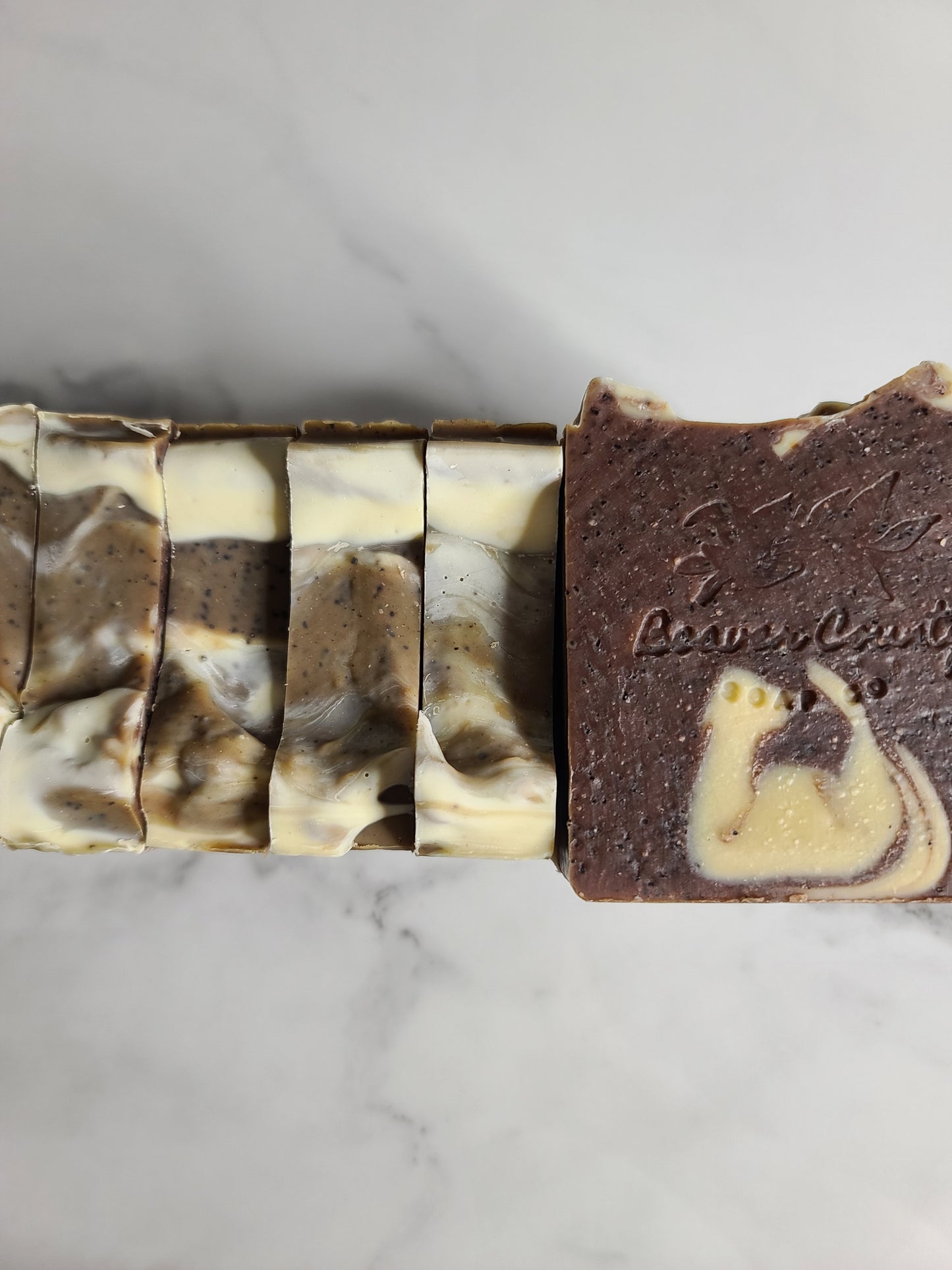 Cold Coffee Raw Goat's Milk Soap