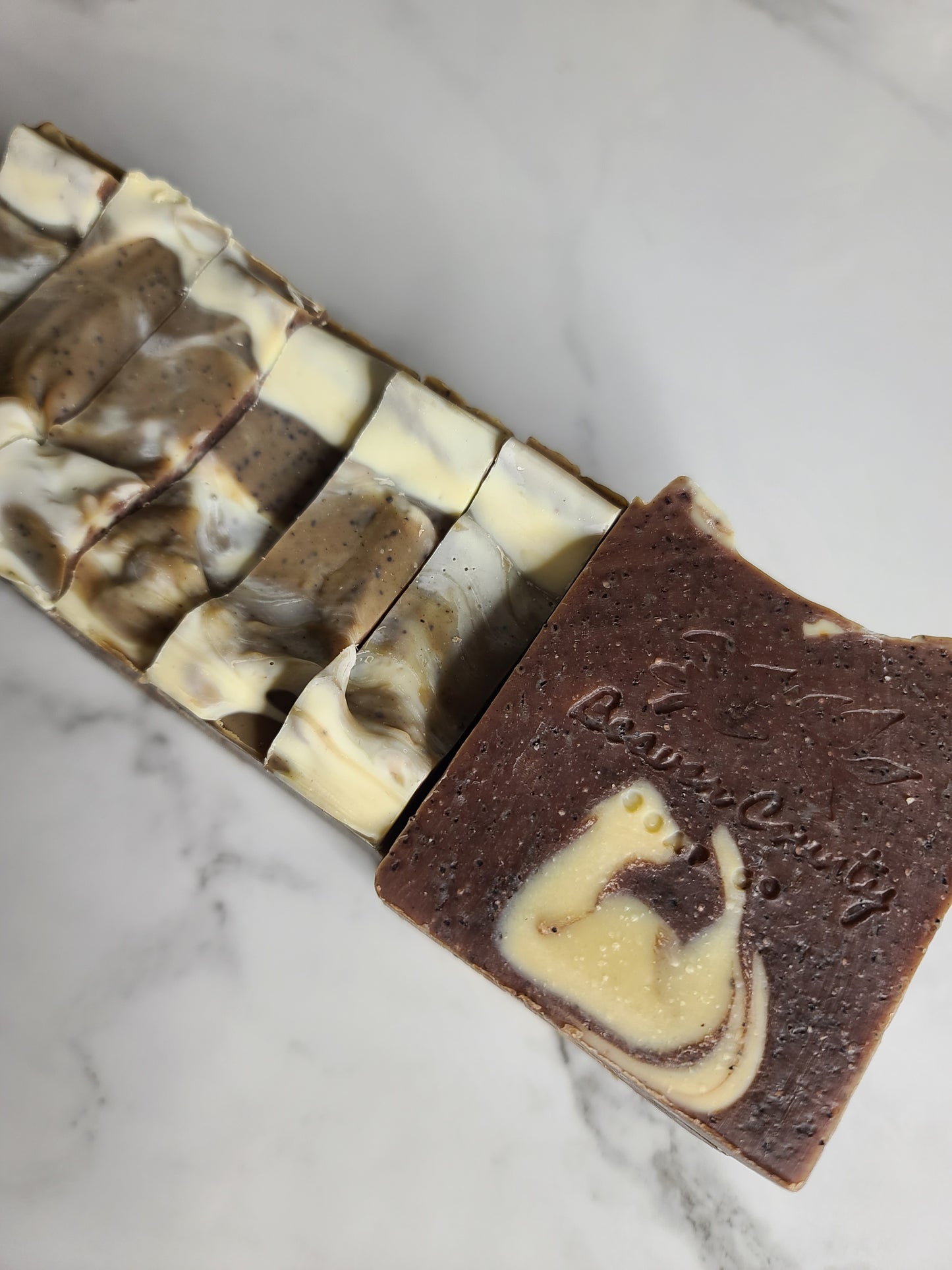 Cold Coffee Raw Goat's Milk Soap