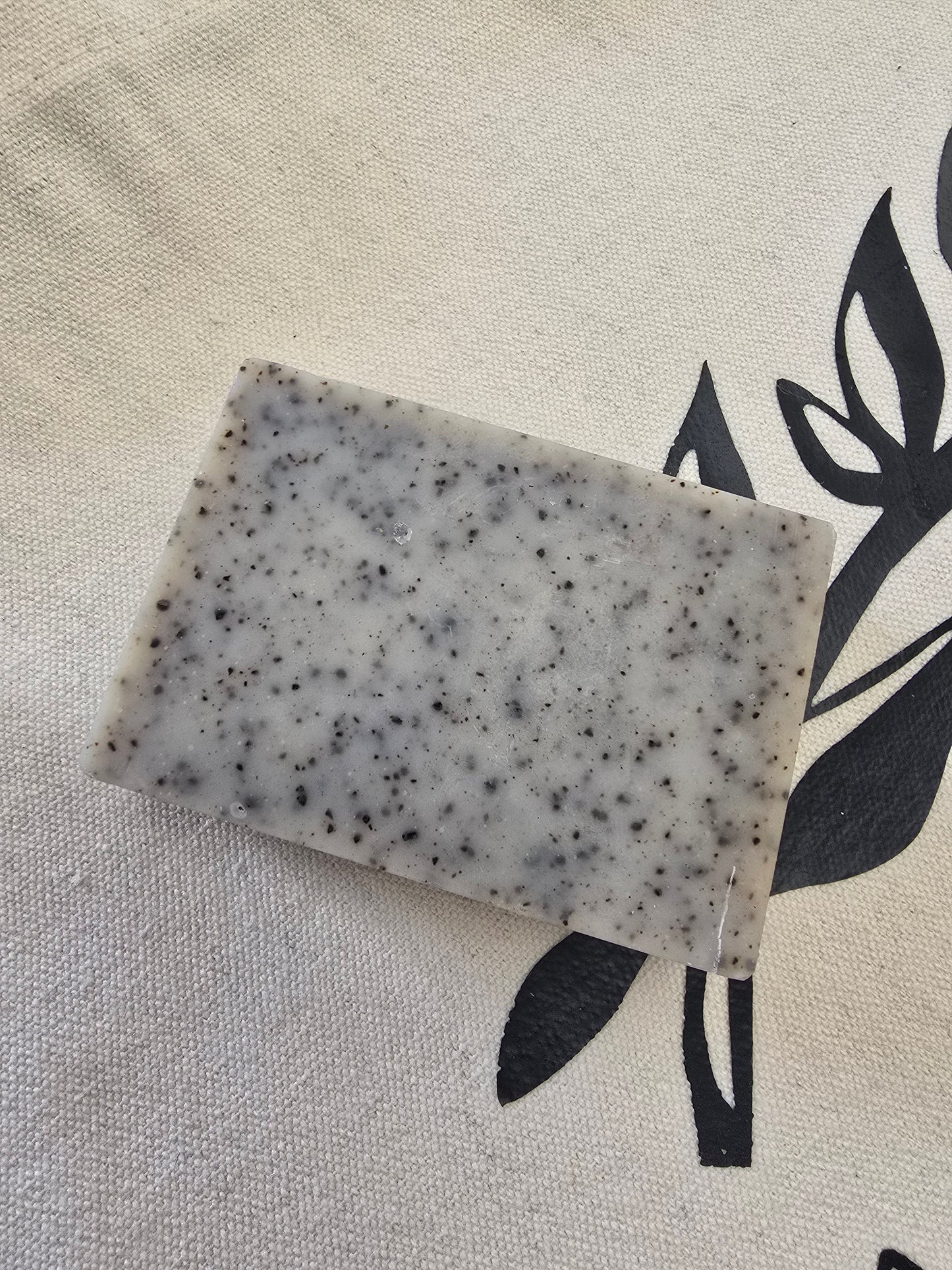 Triple Butter Black Pirate Coffee Co. Scrub Raw Goat's Milk Soap