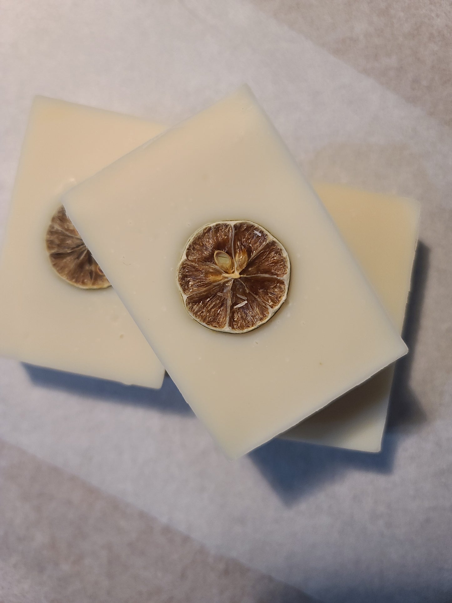Triple Butter Citrus Raw Goat's Milk Soap