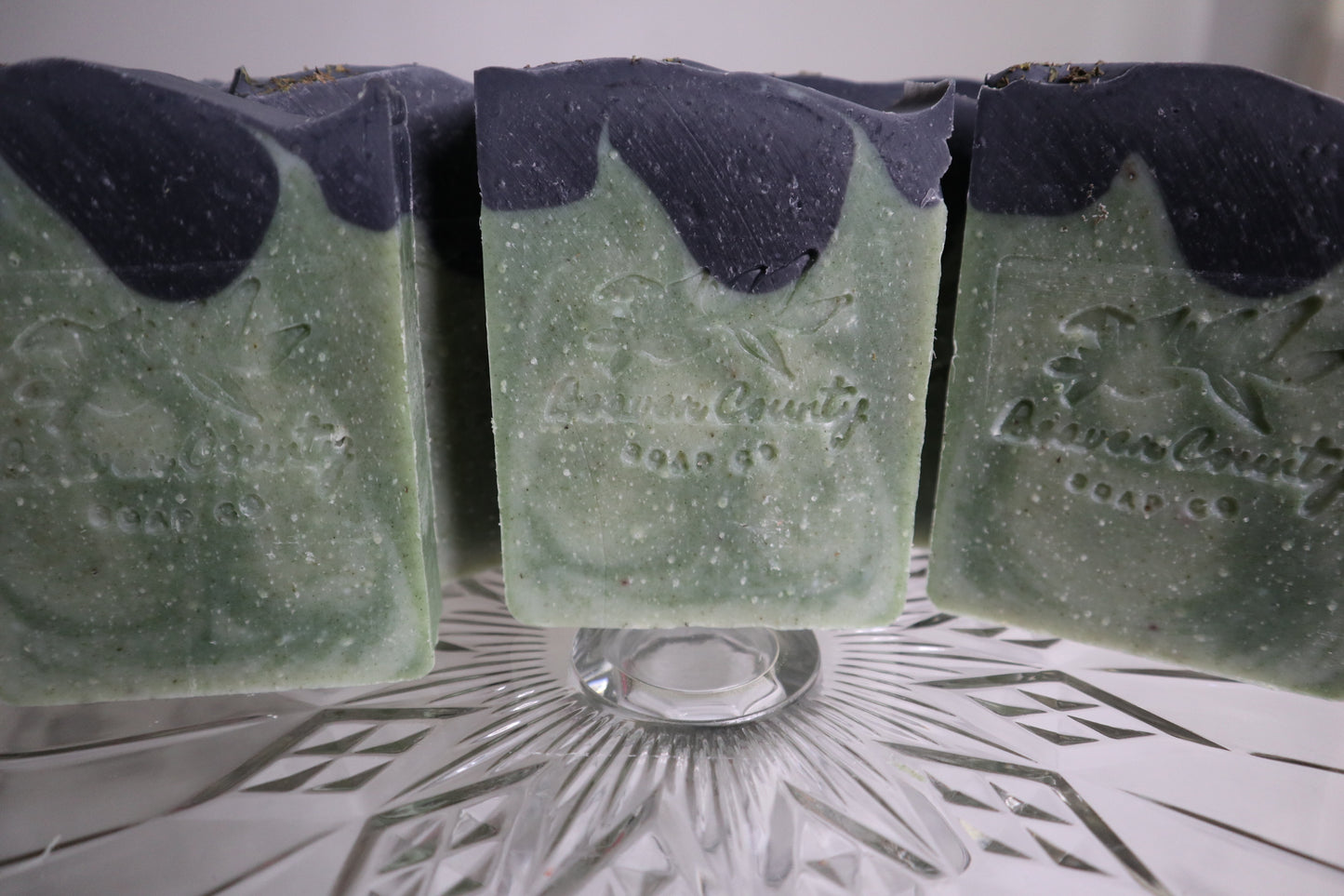 Peppermint & Cedarwood Raw Goat's Milk Soap