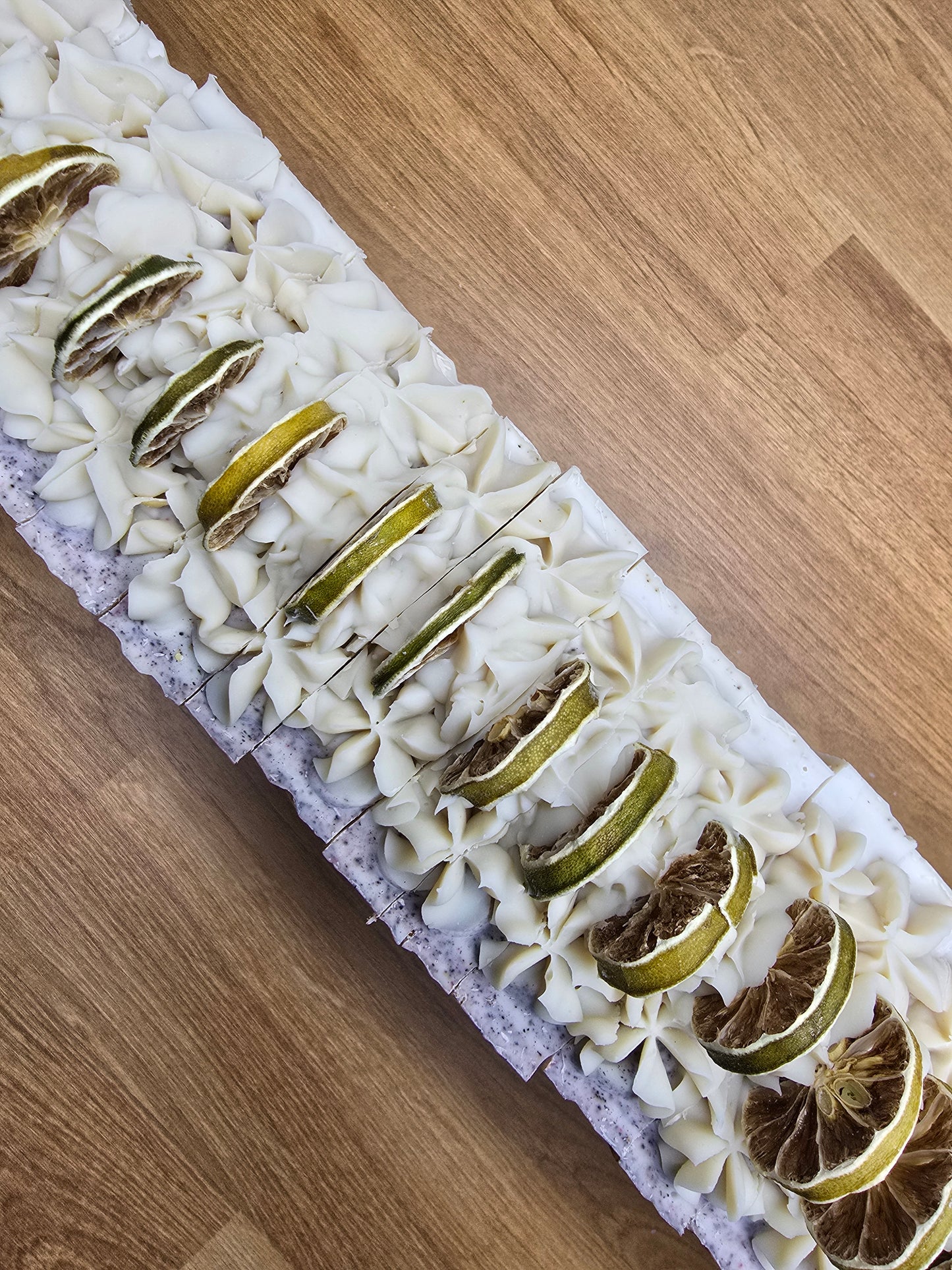 Eucalyptus, Lime, and Lavender Raw Goat's Milk Soap