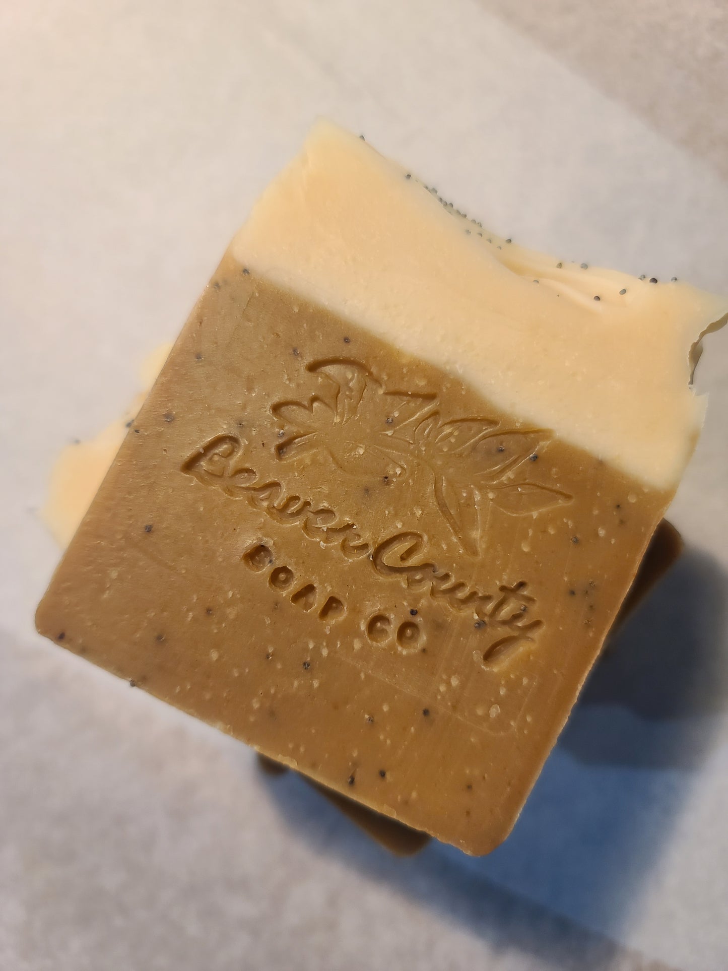 Lemon Loaf - Exfoliating with Kelp Raw Goat's Milk Soap
