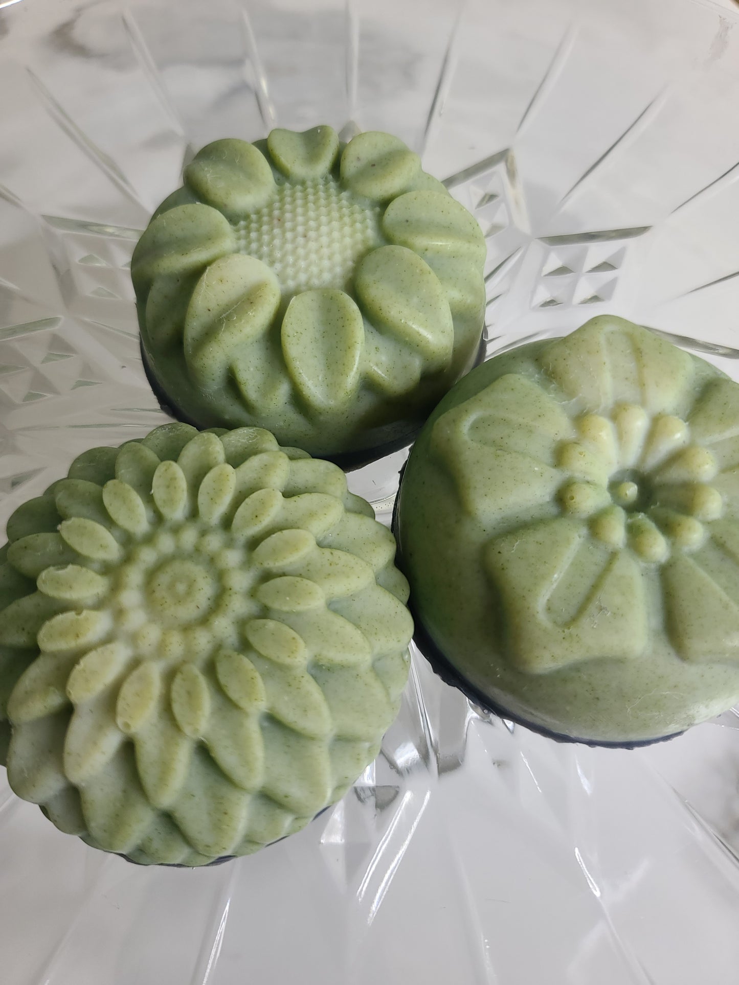 Peppermint & Cedarwood Raw Goat's Milk Soap