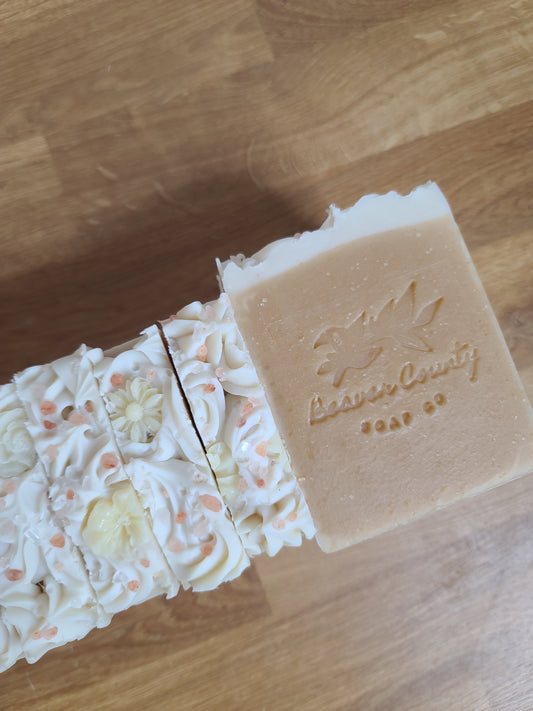 Triple Butter Oatmeal & Honey Raw Goat's Milk Soap