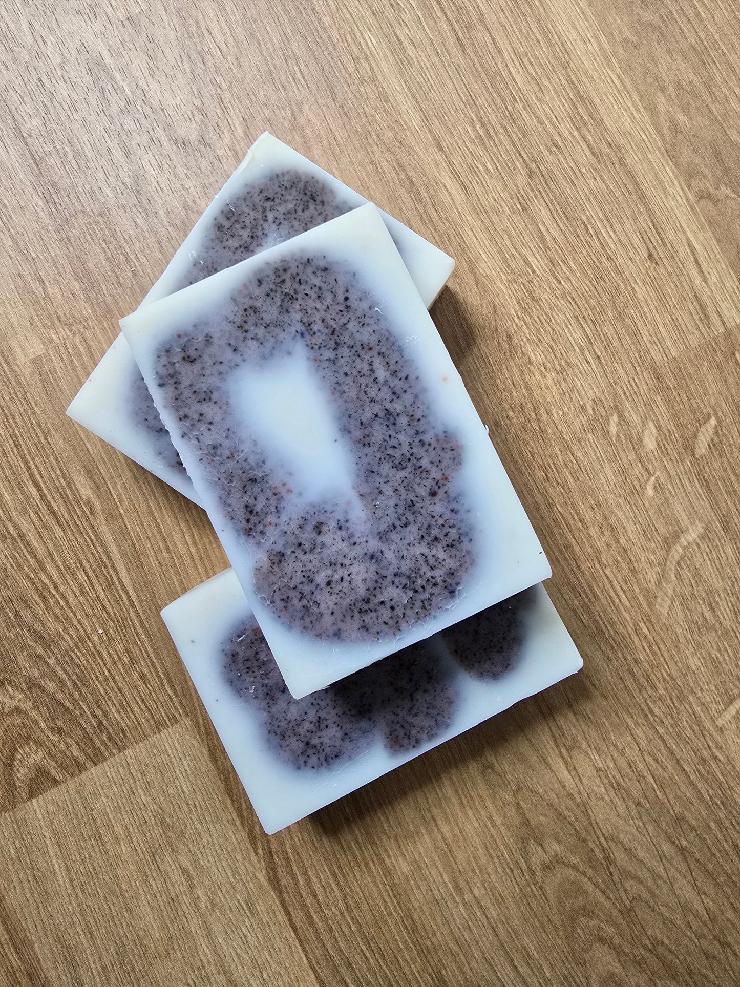 Eucalyptus, Lime, and Lavender Raw Goat's Milk Soap