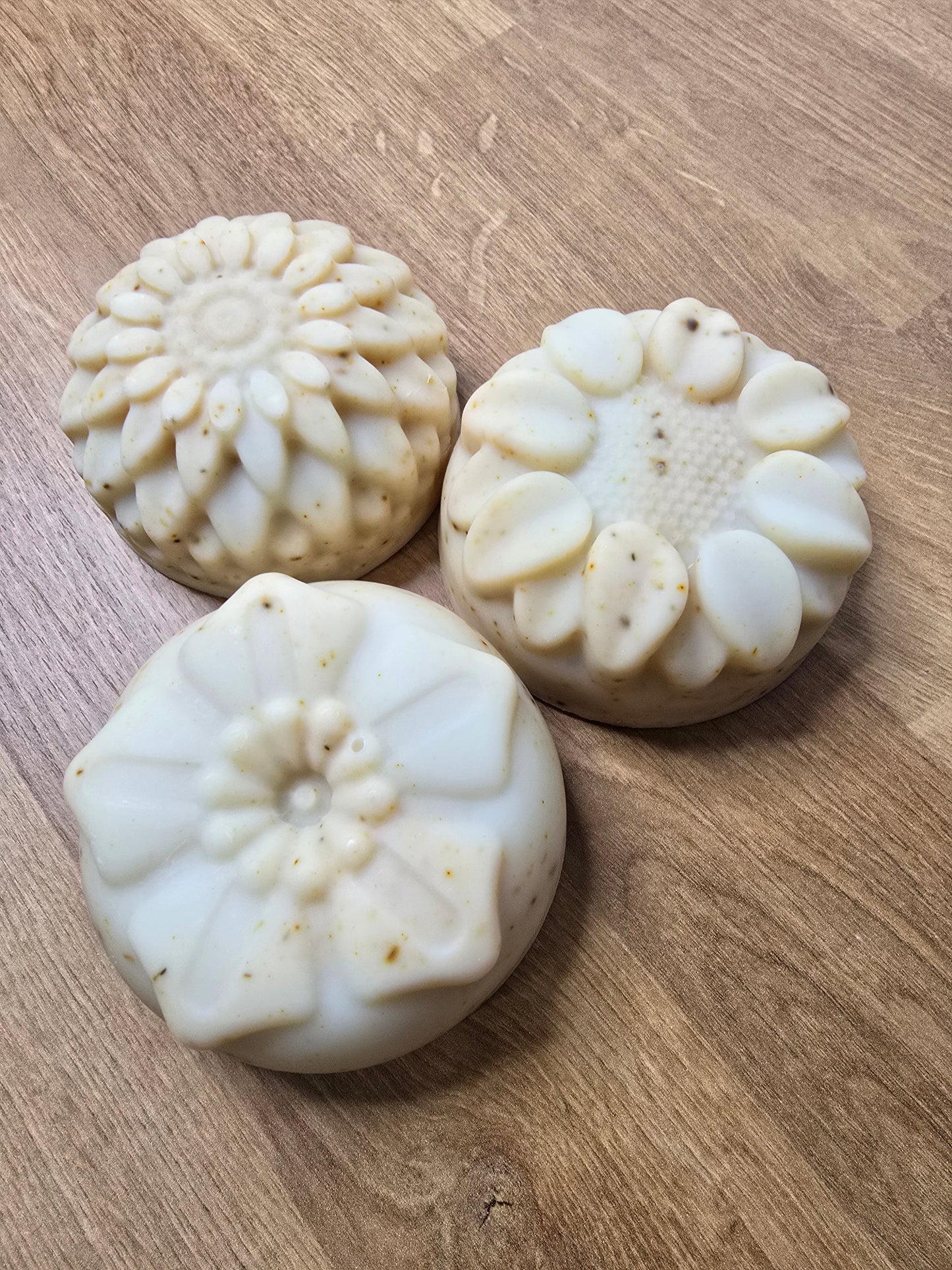 Chamomile Mint Tea Raw Goat's Milk Soap
