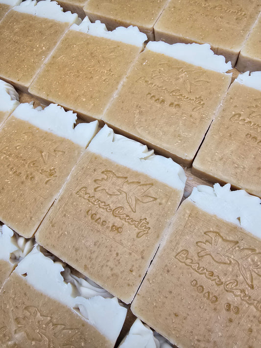 Oatmeal Honey Coconut Milk and Rice Water Soap (vegan)