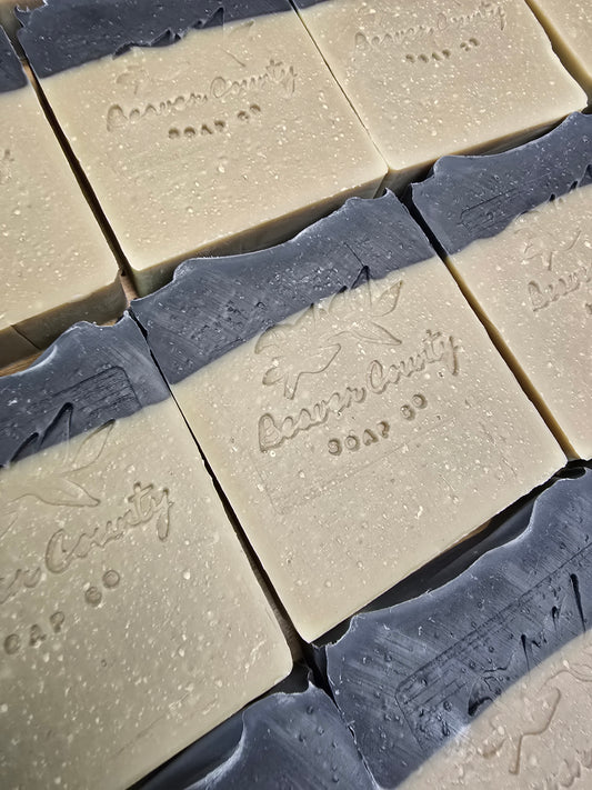 Peppermint & Cedarwood Raw Sheep's Milk Soap