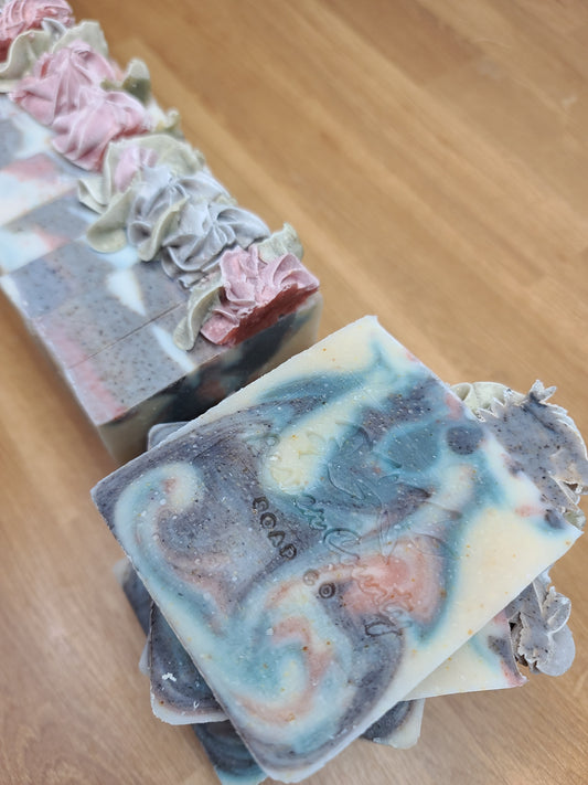 Lavender, Ylang Ylang, Geranium Double Milk Soap