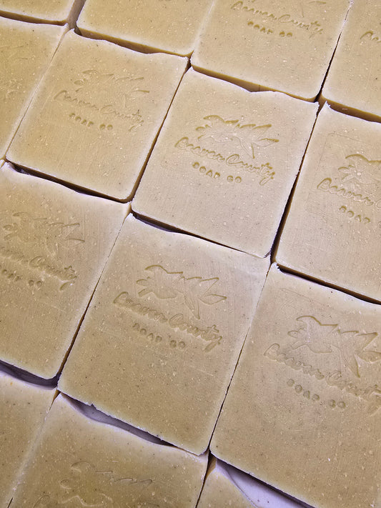 Mechanic's Soap - Exfoliating Orange & Lemon Raw Goat's Milk Soap