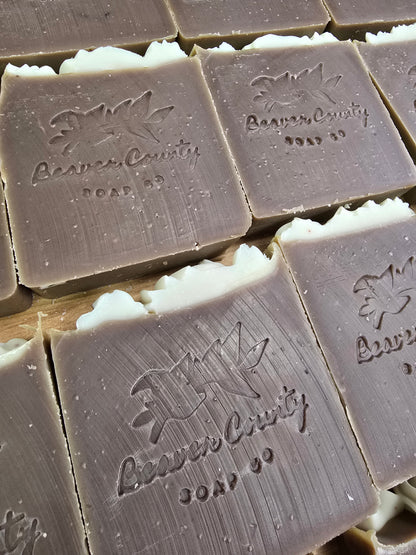 Vanilla & Peppermint Raw Goat's Milk Soap
