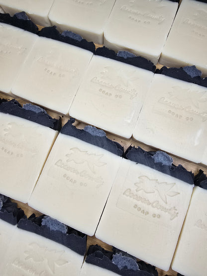 Bergamot, Thyme, and Cedarwood Raw Goat's Milk Soap