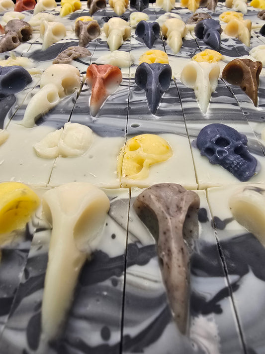 Graveyard - Peppermint & Eucalyptus Raw Goat's Milk Soap.