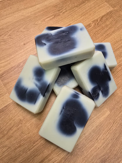 Graveyard - Peppermint & Eucalyptus Raw Goat's Milk Soap.