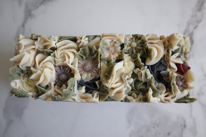 Basil, Lime, and Fir Raw Goat's Milk Soap